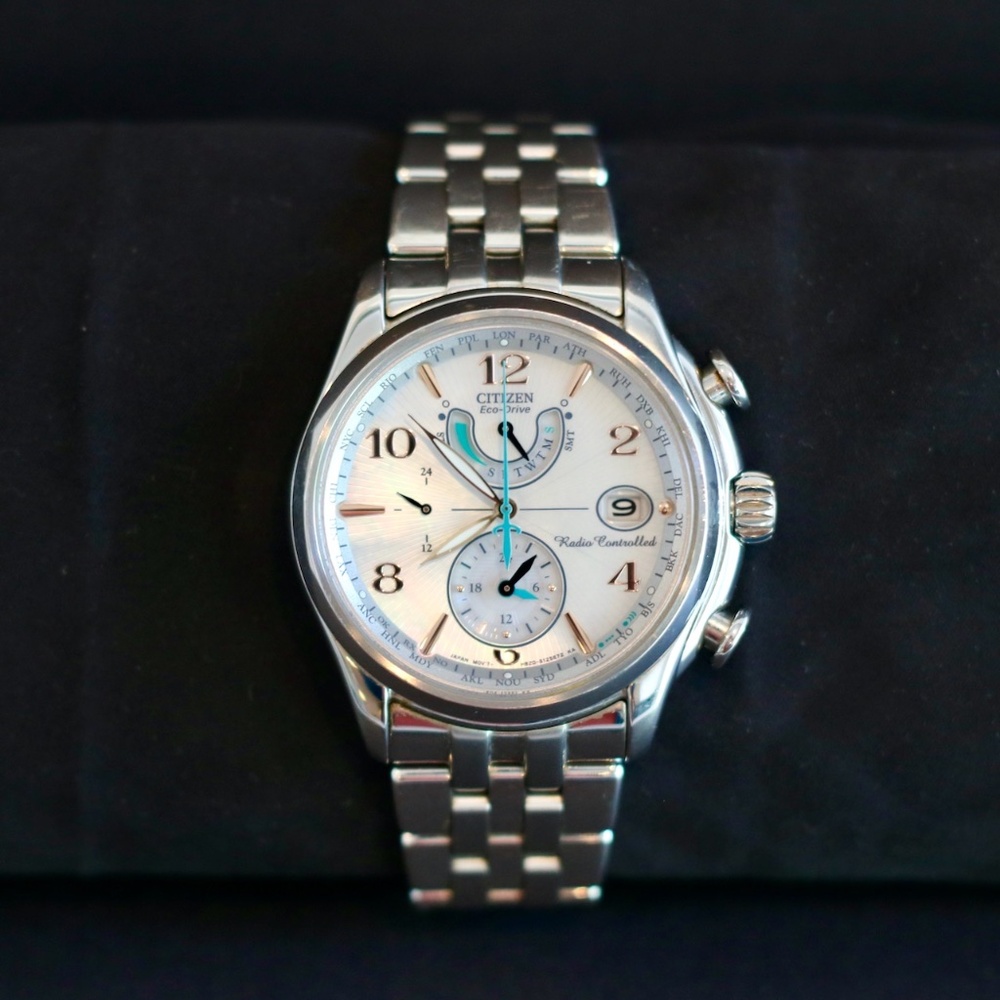 Women's Citizen Eco-Drive Watch - Mother of pearl dial & rose gold-tone numbers